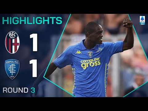 BOLOGNA-EMPOLI 1-1 | HIGHLIGHTS | Thrilling game opens with two goals in 3 minutes | Serie A 2024/25