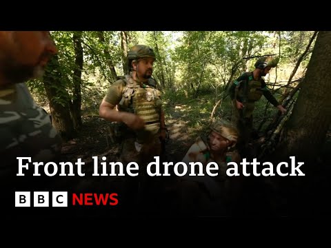 Russia’s kamikaze drones rain down on Ukraine - BBC News