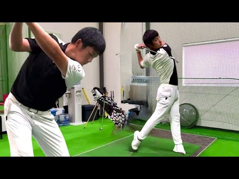 【最高の打感】右サイドでアッパー軌道を意識すれば飛ばせるインパクトになる【uFit RELEASER】