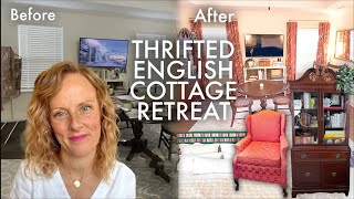 THRIFTED ENGLISH COTTAGE MASTER BEDROOM MAKEOVER | COZY BEFORE & AFTER!
