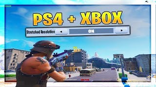 How To Get Stretched Fortnite Ps4 And Xbox Videos Infinitube - how to get stretched resolution on console ps4 xbox stretched resolution fortnite