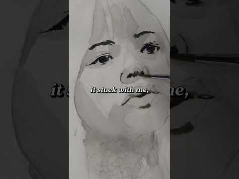 Portrait of a Spicy Dancer #art #interview #portrait #ink #drawing