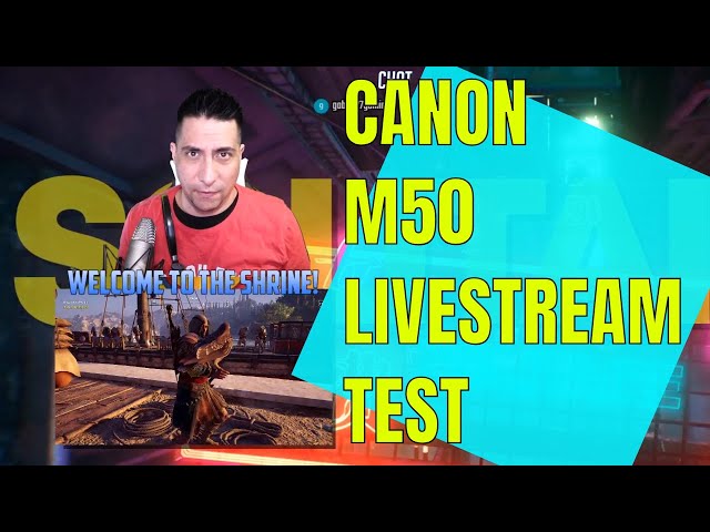 Canon M50 Live Stream with Elgato 4k Cam Link Technical Test