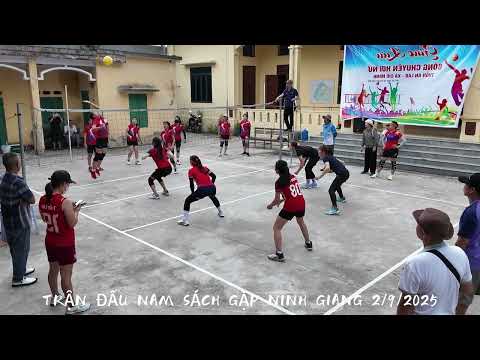 TRẬN THI ĐẤU NINH GIANG GẶP NAM SÁCH