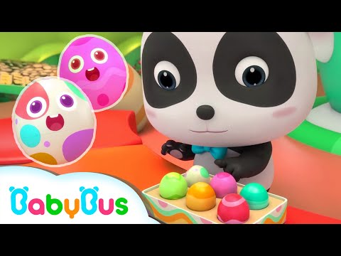 Ouă surpriză 🎁 Kiki și Miki învață culorile 🌈 BabyBus Cântece pentru Copii