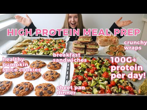 Easy, Healthy & High protein Meal Prep | 100G+ Protein