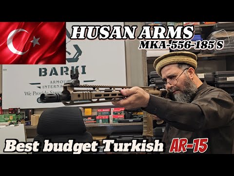 HUSAN ARMS MKA-556-185S semi-automatic rifle Unboxing and Review. #ar15 #223rifle #gun