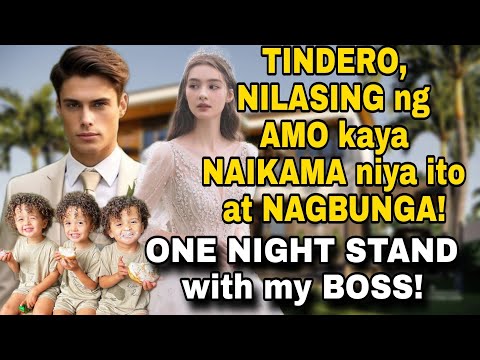 ONE NIGHT STAND WITH BOSS! TINDERO, NILASING NG AMO KAYA NAIKAMA NIYA ITO AT NAGBUNGA!