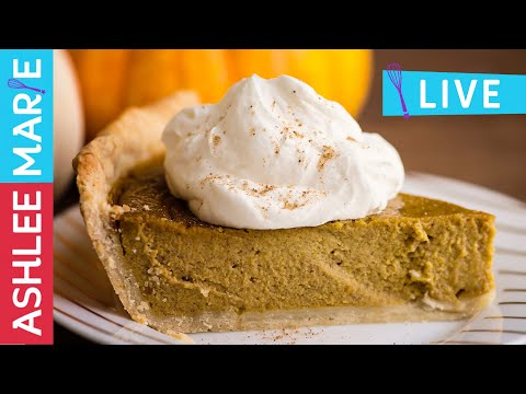 Homemade Pumpkin Puree and Pumpkin Pie - LIVE