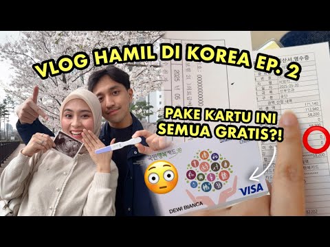 VLOG HAMIL EP. 2 🇰🇷 DAPET KARTU HAMIL GRATIS DARI PEMERINTAH KOREA? 😳 CEK DEBAY KE RUMAH SAKIT 🥰