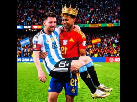 WHO WILL LOOK BETTER WITH THE CROWN?👑 #fctime #football #fifamobile #messi #yamal #worldcup