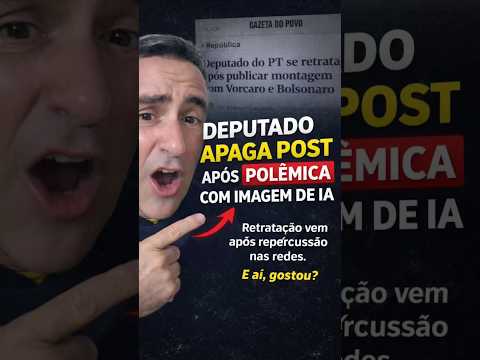 DEPUTADO PETISTA SE RETRATA APÓS FAKENEWS! #noticias #politica #jornalismo #bolsonaro #lula