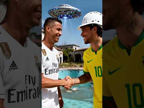 Messi mocked Ronaldo's swimming pool until Neymar called for reinforcements#alien #ronaldo #messi
