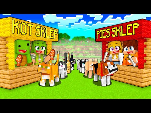 Otworzyliśmy SKLEP dla KOTKÓW i PIESKÓW w Minecraft!