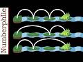 Frog Jumping Problem and Fibonacci