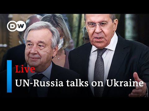 Watch Live: UN chief Guterres press conference with Russian Foreign Minister Lavrov