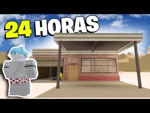 24 HORAS MONTANDO um FERRO VELHO e POSTO de GASOLINA no ROBLOX