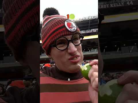 Eating an entire lime for every Browns TD