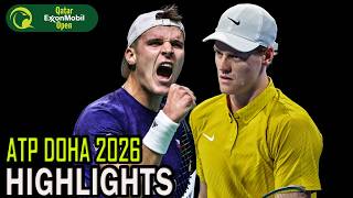 Jannik Sinner vs Jakub Mensik QF Round || Doha 2026