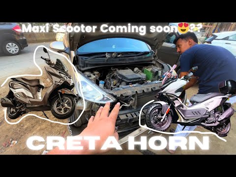 🚗 Santro Ban Gayi CRETA 😱 | New 160cc Maxi Scooter Coming Soon 🔥 | Horn Modified Vlog