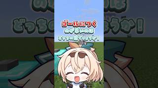 トロッコ競争どっちが速い❔#shorts #マイクラ #マインクラフト #いろらス