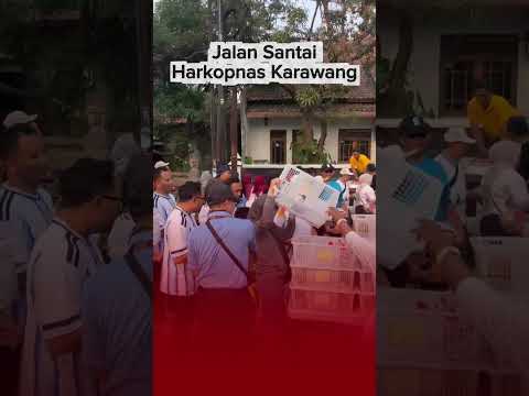 Jalan santai Harkopnas ke-79 tingkat Kabupaten Karawang