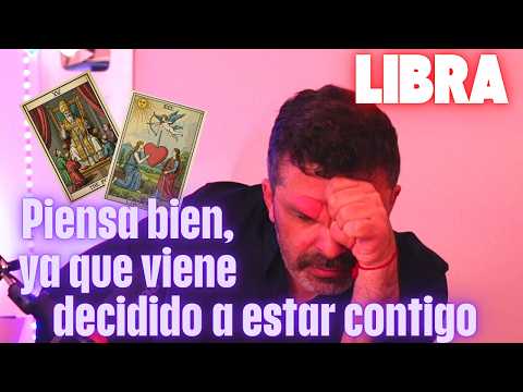 ♎LIBRA😮, PIENSA BIEN LO QUE LE VAS A DECIR, PORQUE VIENE DECIDIDO! Tarot Amor hoy