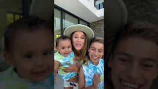 tell me how I look?❤️ and my childs too.