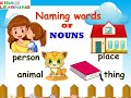 Identifying Naming Words and Categories