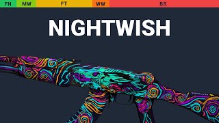 AK-47 Nightwish Wear Preview