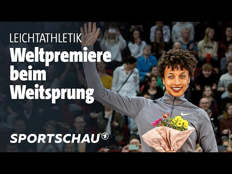 Weitsprung-Weltpremiere beim ISTAF Indoor 2025, Highlights I Sportschau