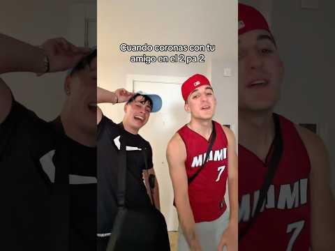 Cuando coronas con tu amigo en el 2 pa 2👑 #humor #comedia #shortsviral #viralvideo