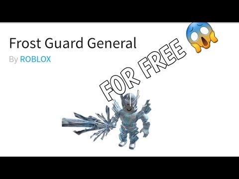 Frost Guard General Roblox Code 07 2021 - roblox frost guard general item code