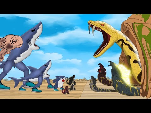 IF EVOLUTION of PYTHON GODZILLA EARTH vs EVOLUTION of Tralalero Tralala: Size Comparison / ANIMATION