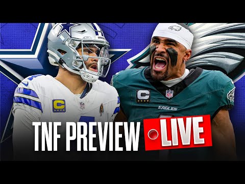 Thursday Night Football LIVE Pregame: Cowboys vs Eagles Picks, Predictions and Best Bets