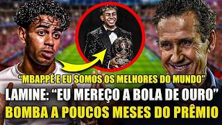 🔥 Lamine Yamal quebrou o silêncio: o que falou sobre a Bola de Ouro e Mbappé