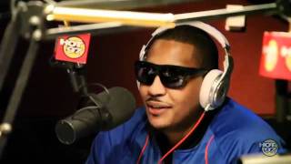 Carmelo Anthony talks to Angie Martinez