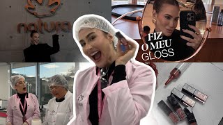 FUI NA FÁBRICA DA NATURA! Criei o meu PRÓPRIO GLOSS 😱💋