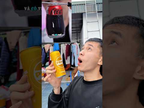 Biến Lon Pepsi Vàng Đặc Biệt Trở Nên Trong Suốt Nhìn Xuyên Thấu #challenge #shorts