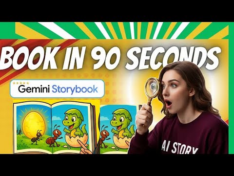 Gemini Storybook Tutorial: Create a Personalized Story Book in 90 Seconds