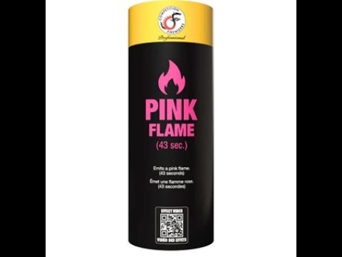 Coloured Flames - Pink Flame (43 seconds)