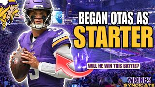 JJ McCarthy Began OTAs as the Minnesota Vikings Starter!