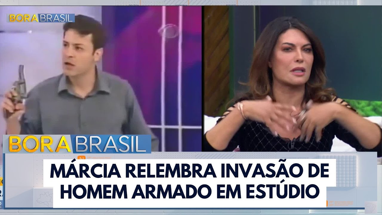 Márcia Goldschmidt relembra invasão de homem armado no estúdio