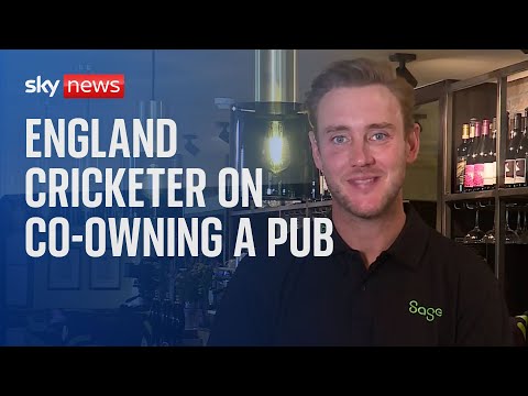 England cricketer Stuart Broad reopens pub after fire