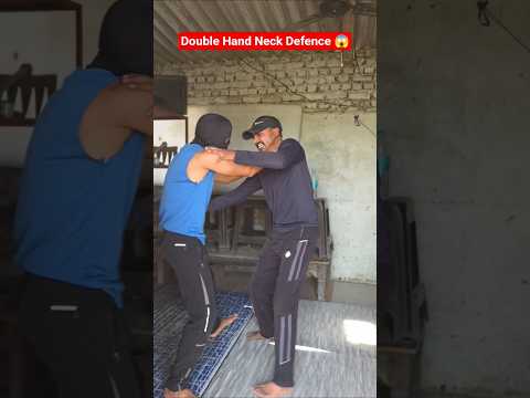 Double Hand Neck Defence 😱🥋 #selfdefense #judo #selfdefence #viral #explore