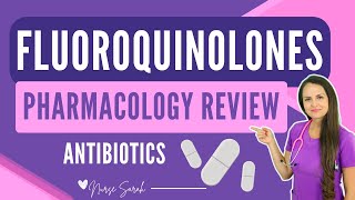 Fluoroquinolones Pharmacology Nursing NCLEX Review: Antibiotics