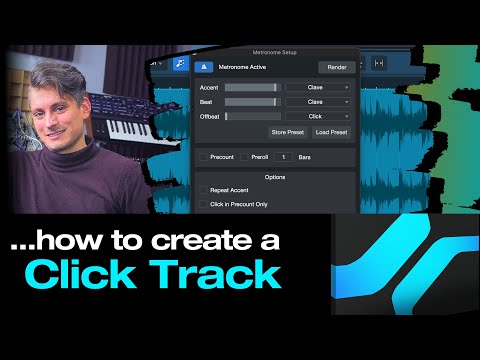 How to Create and Render a Click Track in Studio One | PreSonus