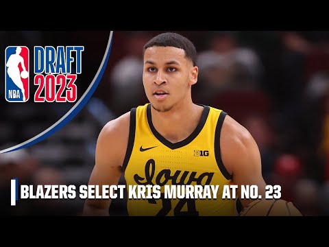 Portland Trail Blazers select Kris Murray with No. 23 pick | 2023 NBA Draft video clip