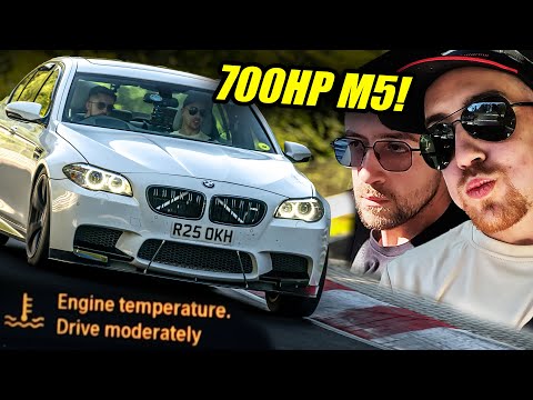 HOT 700 HP BMW F10 M5 Cooking the Nürburgring!