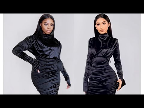 ME VS FASHION NOVA MODEL | 800$ Fall Try on Haul!! 20+ Items (HUGE)